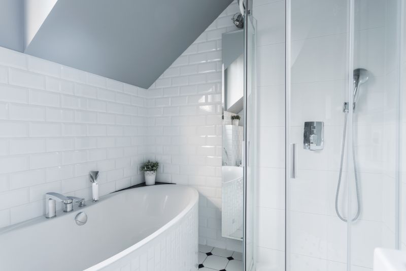 Bathroom with Textured Wall Tile